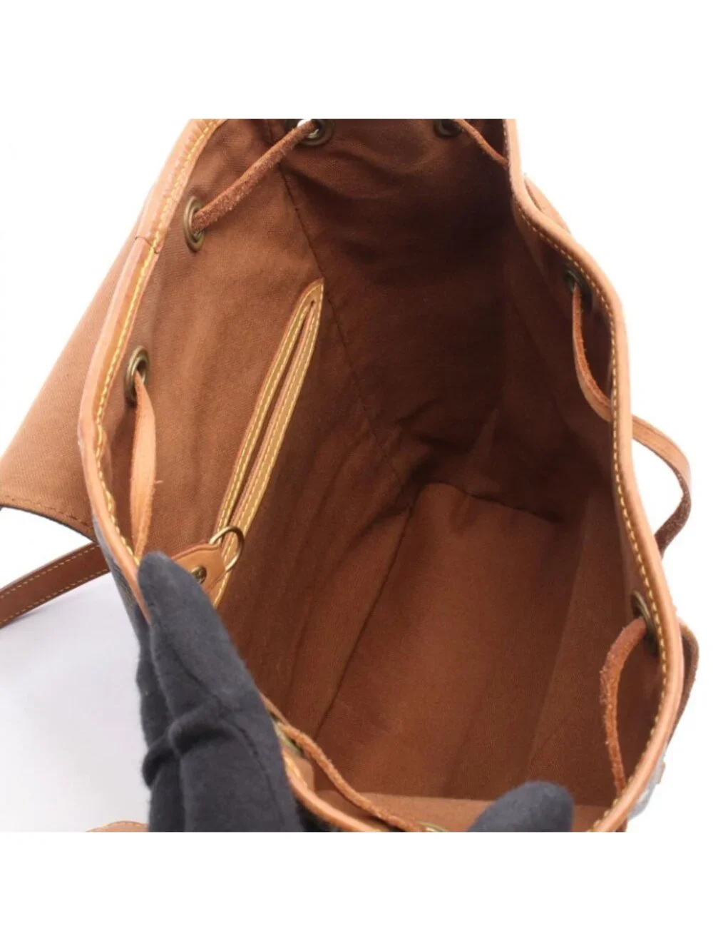 Louis Vuitton Backpack Montsouris MM Canvas Leather